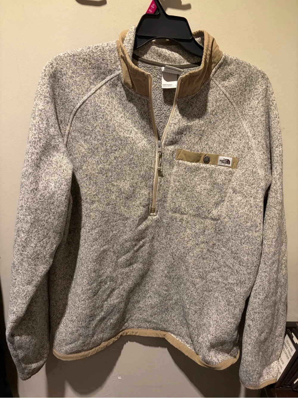 The North Face brand 1/4 zip gordon lyons pullover sweater shirt mens size large